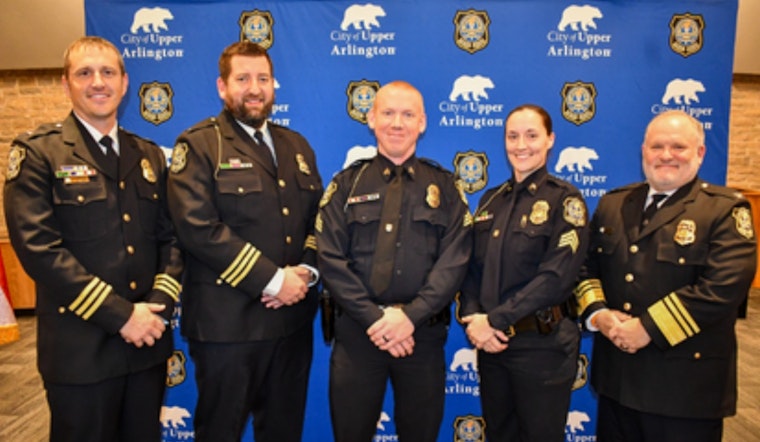 Upper Arlington Police Division Celebrates Promotion of Officers Sussi and Brandt to Sergeants