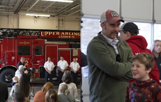 VIDEO: Upper Arlington Reflects on Proud Tradition with Ladder 72 Push-In Ceremony and New Firefighter/Paramedics