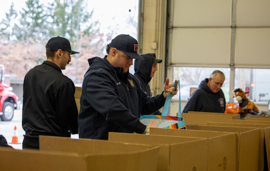 Upper Arlington's Fire Station 72 Celebrates Season of Giving with Successful Firefighters 4 Kids Toy Drive