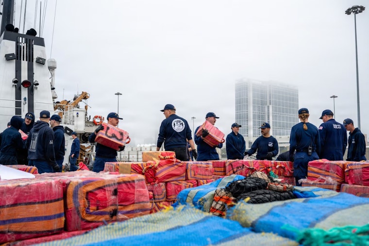 U.S. Coast Guard Cutter Active Offloads $203.9 Million in Cocaine at San Diego Port