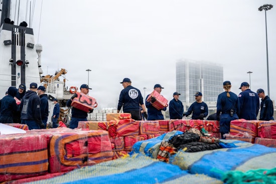 U.S. Coast Guard Cutter Active Offloads $203.9 Million in Cocaine at San Diego Port