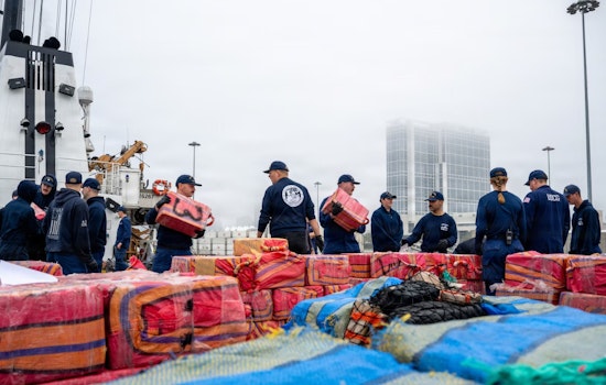 U.S. Coast Guard Cutter Active Offloads $203.9 Million in Cocaine at San Diego Port