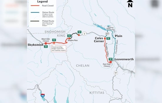 US 2 Stevens Pass Reopens for Daytime Travel with Pilot Car Guidance Amid Ongoing Repairs