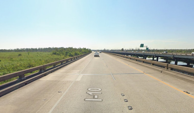 Vehicle Crash on I-10 East Near M.P. 218 Cleared, St. Charles Parish Sheriff's Office Reports