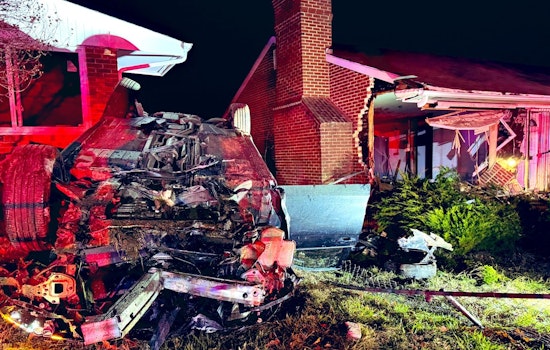 Vehicle Overturns and Damages Homes in Southeast D.C., No Serious Injuries Reported