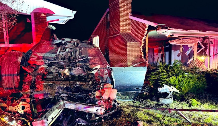 Vehicle Overturns and Damages Homes in Southeast D.C., No Serious Injuries Reported
