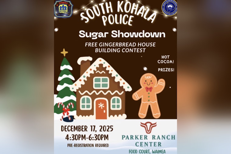 Waimea Families to Showcase Creativity in "South Kohala Sugar Showdown" Gingerbread House Contest