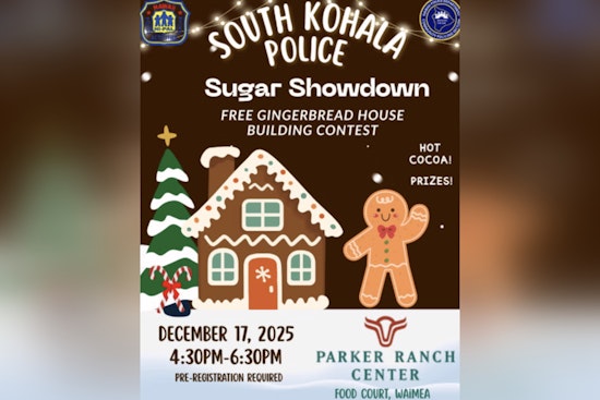 Waimea Families to Showcase Creativity in "South Kohala Sugar Showdown" Gingerbread House Contest