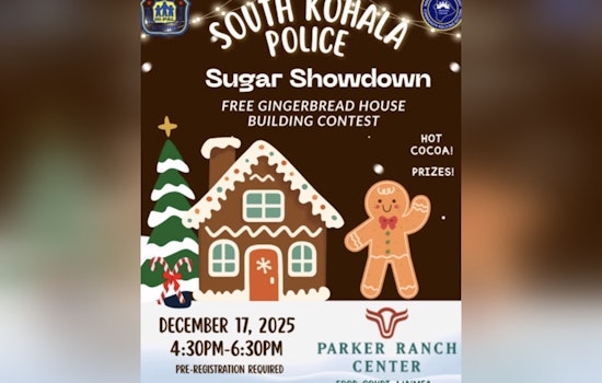 Waimea Families to Showcase Creativity in "South Kohala Sugar Showdown" Gingerbread House Contest