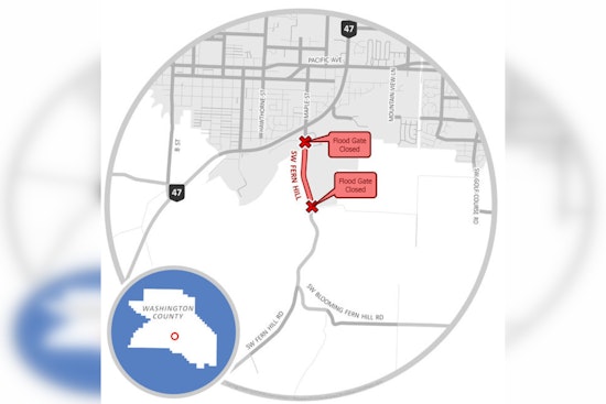 Washington County Officials Enforce Road Closure on Fern Hill Road Due to High Water Risks