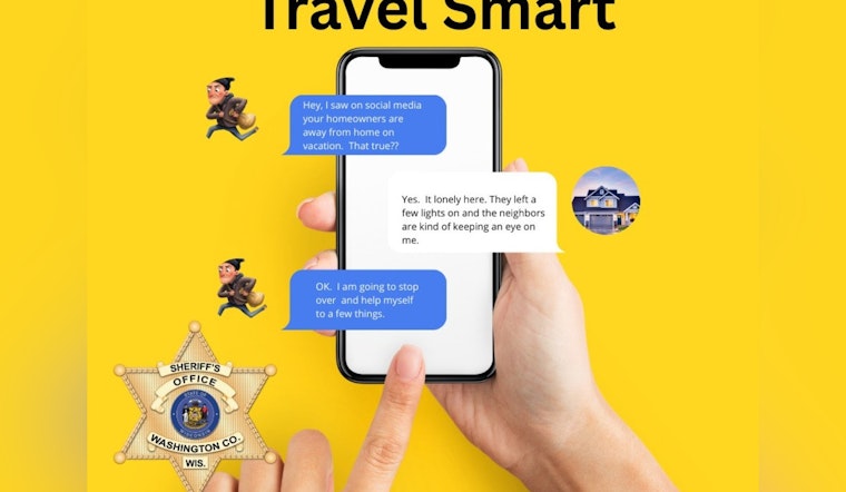 Washington County Sheriff's Office Advises Against Real-Time Social Media Posts to Deter Burglars During Holidays