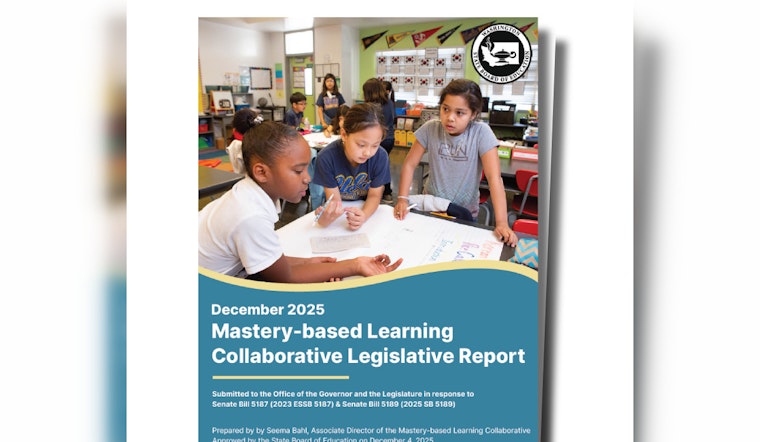 Washington State Board of Education Endorses Mastery-Based Learning Report to Legislature