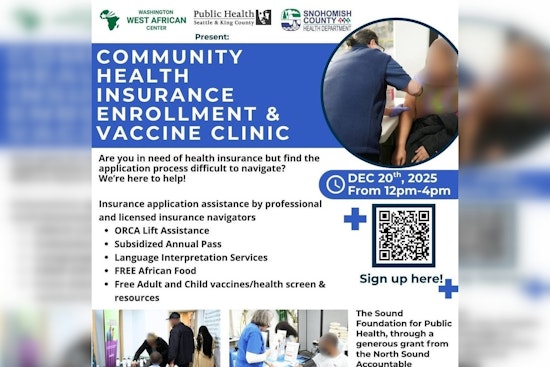 Washington West African Center & Lynnwood Host Free Health Insurance & Vaccine Clinic This Saturday
