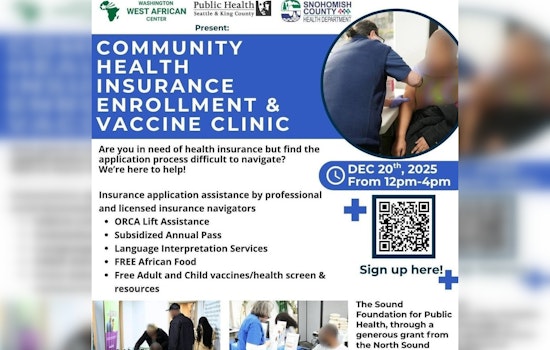 Washington West African Center & Lynnwood Host Free Health Insurance & Vaccine Clinic This Saturday