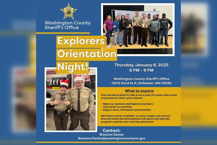 Washington County Sheriff's Office Invites Teens to Law Enforcement Explorer Program Orientation