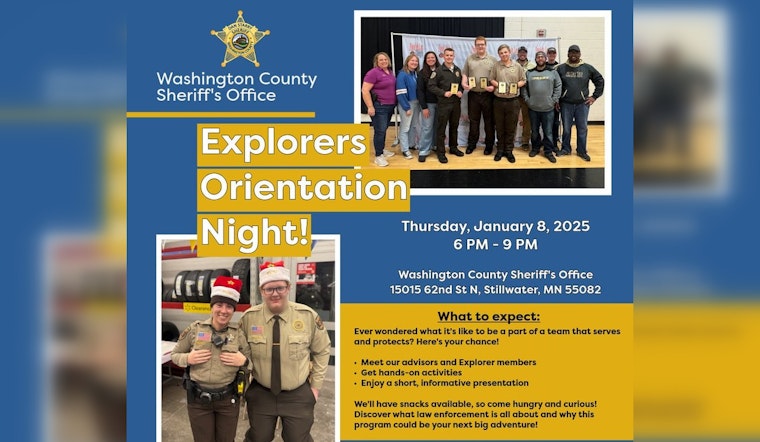 Washington County Sheriff's Office Invites Teens to Law Enforcement Explorer Program Orientation
