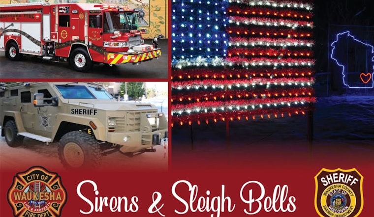 Waukesha County Hosts 'Sirens and Sleigh Bells' to Foster Community Bonds with First Responders