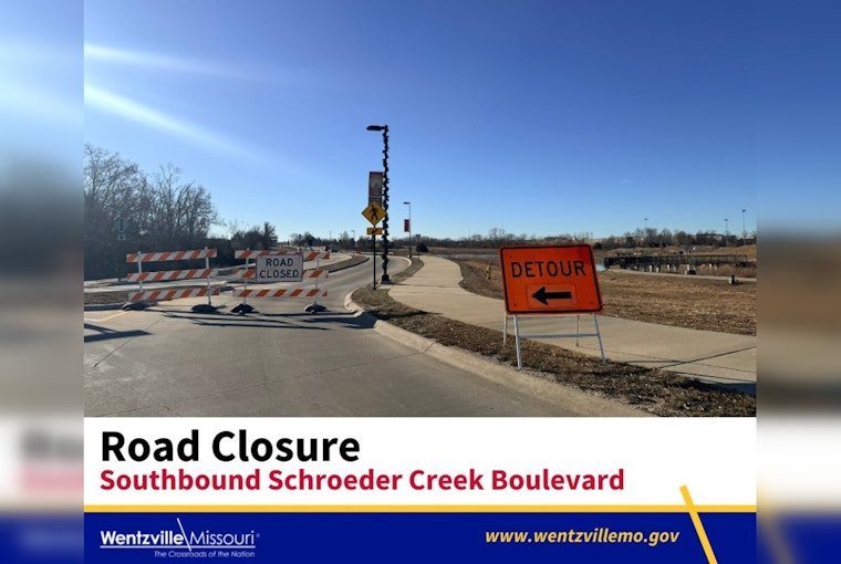 Wentzville Initiates Schroeder Creek Water Main Upgrade for Improved Service Amidst Temporary Traffic Disruptions