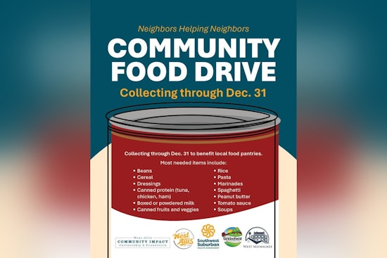 West Allis Rallies Community Support for Local Food Pantries Through Year-End Donation Drive