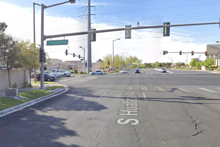 West Vegas Rollover Turns Busy Corner Into Sudden Splash Zone