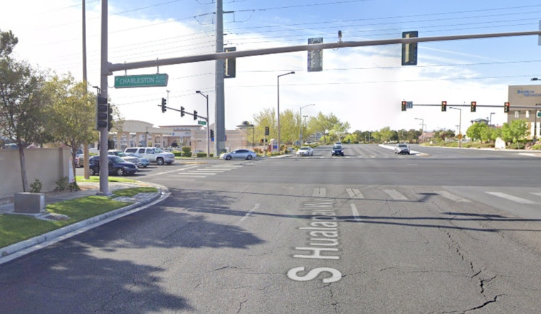 West Vegas Rollover Turns Busy Corner Into Sudden Splash Zone
