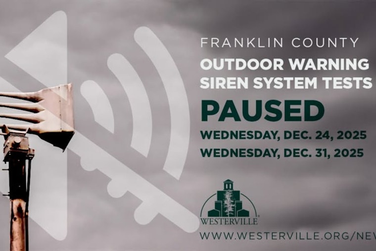 Westerville, Ohio Announces Holiday Pause on Weekly Emergency Siren Tests