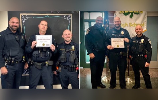 Westfield Officers Awarded for School Safety Excellence by National Association