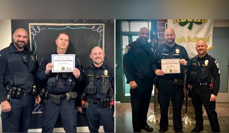 Westfield Officers Awarded for School Safety Excellence by National Association