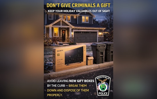 Westfield Police in Indiana Offer Post-Holiday Safety Tips for Disposing of Gift Boxes to Deter Theft
