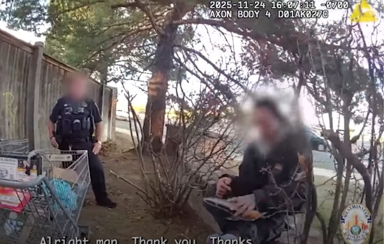 VIDEO: Westminster Officer Goes Extra Mile by Donating Personal Marathon Shoes to Homeless Man