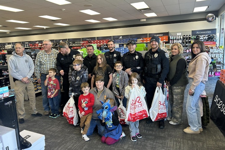 White Pine Police Bring Smiles with "Shop with a Cop" Event, Strengthening Community Ties