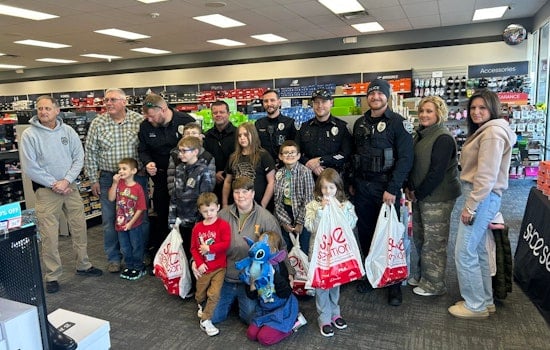 White Pine Police Bring Smiles with "Shop with a Cop" Event, Strengthening Community Ties