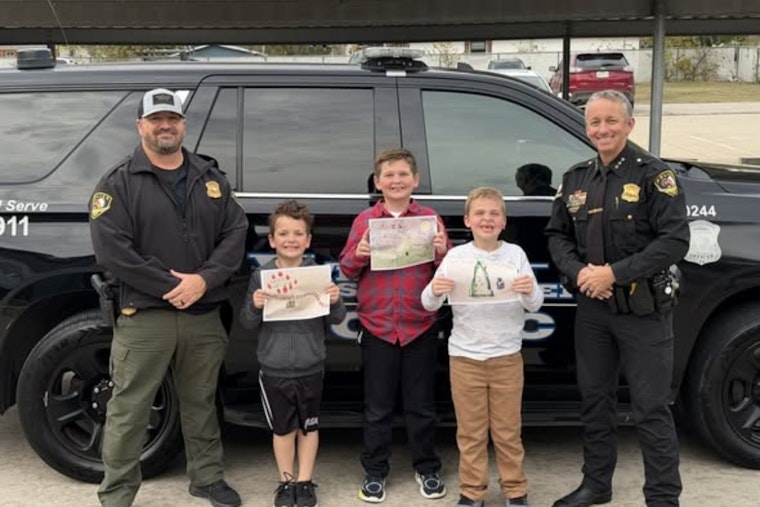 White Settlement Police Department Celebrates Local Youth Creativity with Annual Christmas Card Contest