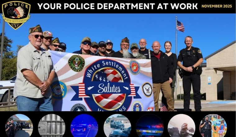 White Settlement Police Department Reports Rise in Arrests, Drop in Property Crimes for November 2025