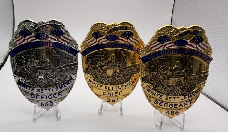 White Settlement Police Unveil Commemorative Badges for America's Semiquincentennial