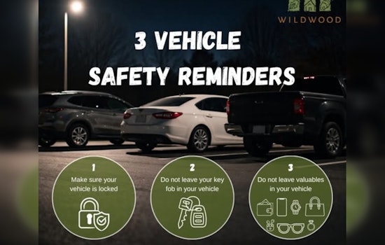 Wildwood Police Encourages Residents to Secure Vehicles and Belongings Amidst Theft Concerns