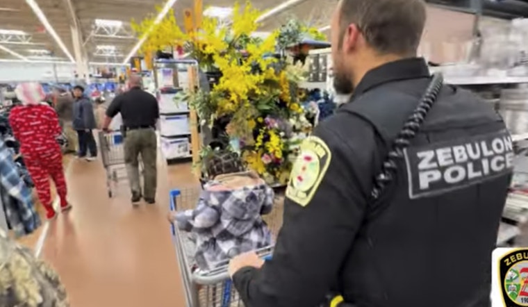 Zebulon Police Department Strengthens Community Ties with Festive 'Shop with a Cop' Initiative at Local Walmart