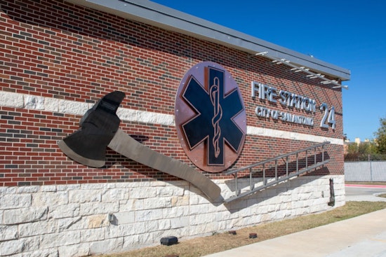 "Afterglow of Honor" Sculpture Unveiled at San Antonio's Fire Station 24 to Celebrate Local Firefighters and EMS