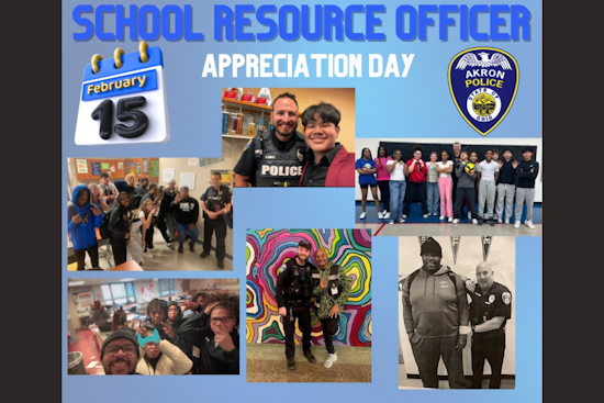 Akron Police Department Celebrates National School Resource Officer Appreciation Day