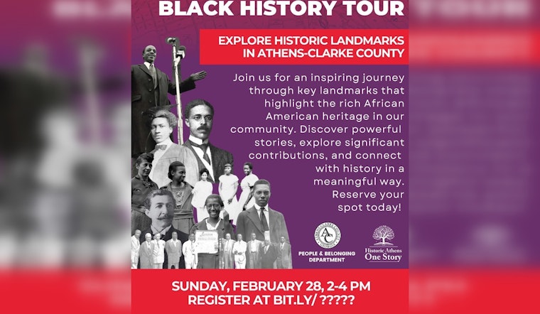 Athens to Celebrate Black History with Inaugural Journey Through Black History Tour