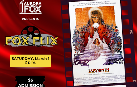 Aurora Fox Arts Center Revives Classic Cinema with New Monthly Fox Flix Series in Aurora