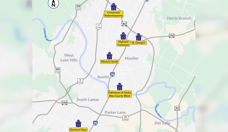 Austin City Council Backs Six Affordable Housing Developments Competing for Tax Credits