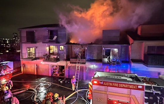Austin Firefighters Heroically Rescue Two and Dog Amidst Challenging 3-Alarm Condo Blaze