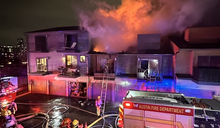 Austin Firefighters Heroically Rescue Two and Dog Amidst Challenging 3-Alarm Condo Blaze
