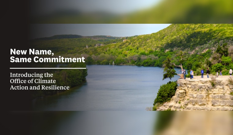 Austin Reinforces Climate Commitment with New 'Office of Climate Action and Resilience'