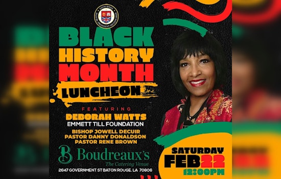 Baton Rouge Honors Black History Month with Luncheon Tribute to Joe Delpit and Community Celebration at Galvez Plaza