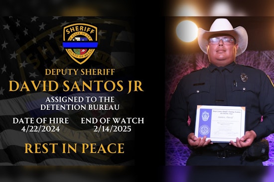 Bexar County Sheriff's Office Mourns Loss of Young Deputy David Santos Jr. to Leukemia
