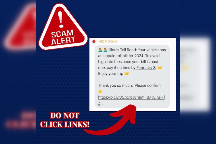 Bloomington Police Alert Public to Surge in 'Illinois Toll Road' Phishing Scams