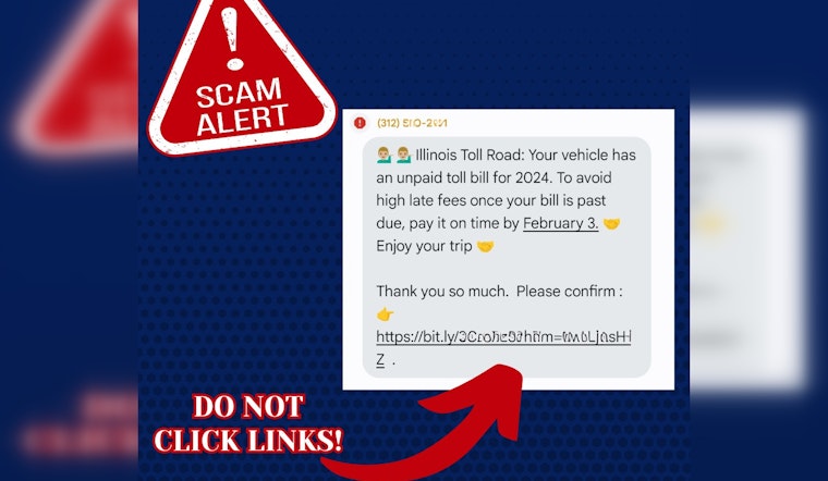 Bloomington Police Alert Public to Surge in 'Illinois Toll Road' Phishing Scams