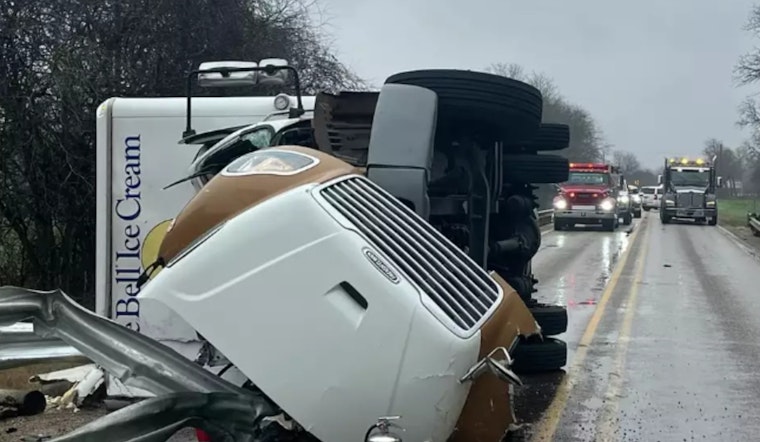 Blue Bell Ice Cream Truck Driver Fatally Injured in Texas Highway Accident Near Seguin